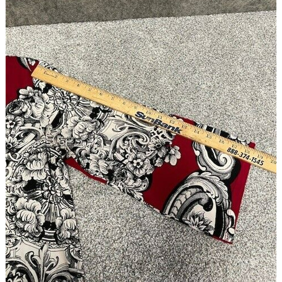 Alfani Blouse Petite Large Floral Paisley Flowy Boho Whimsigoth Old Money Y2K - Picture 13 of 15